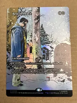 Magic The Gathering MTG Spider-man foil M 0006 REST IN PEACE - Image 1