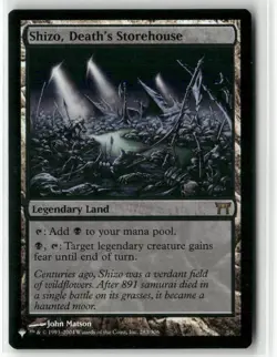 magic the gathering Shizo, Death's Storehouse The List Reprints Foil - Image 1