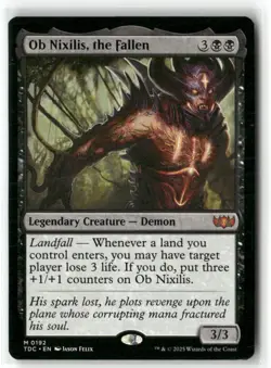 Ob Nixilis, the Fallen Commander: Tarkir: Dragonstorm Regular - Image 1