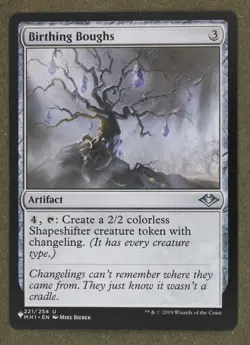 Mtg Birthing Boughs 221 Regular Colorless Modern Horizons; M/NM - Image 1