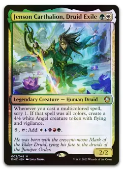 Jenson Carthalion, Druid Exile #3 (Foil) (NM) Dominaria United DMC Magic MTG - Image 1