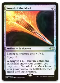 Sword of the Meek #299 (Foil) (NM) Double Masters 2XM Magic MTG - Image 1