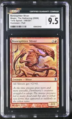 BONESPLITTER SLIVER Time Spiral Foil CGC 9.5 MTG [Nostalgium] - Image 1