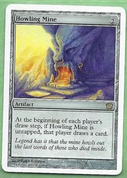 MTG Howling Mine 9th edition Magic the Gathering - Image 1