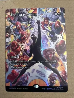 Magic The Gathering MTG Spider-man foil M 0028 THRILL OF POSSIBILITY - Image 1