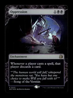 Oppression 32 Foil R Wilds of Eldraine: Enchanting Tales - Image 1