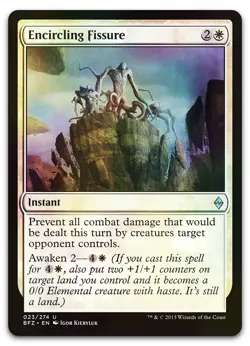 Encircling Fissure #23 (Foil) (NM) Battle for Zendikar BFZ Magic MTG - Image 1