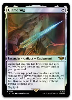 Glamdring #239 (Foil) (NM) Lord of the Rings LTR Magic MTG - Image 1