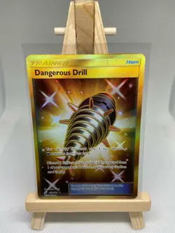 Dangerous Drill - Team Up - 192/181 - Gold Secret Rare - MINT - Pokemon - Image 1