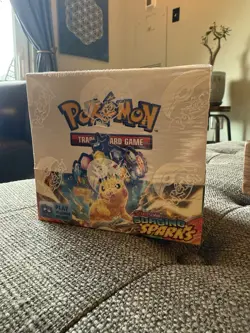 Pokemon TCG Surging Sparks Booster Box (36 Booster Packs) FACTORY SEALED NEW - Image 1
