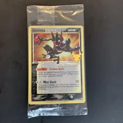 Greninja Gold Star Holo Promo SWSH144 Celebrations Black Star Pokemon - SEALED - Image 1