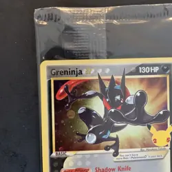Greninja Gold Star Holo Promo SWSH144 Celebrations Black Star Pokemon - SEALED - Image 2