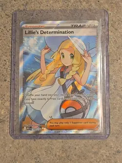Lillie's Determination 169/132 Pokemon Mega Evolution Holo - Image 1