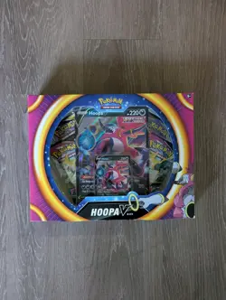 Pokemon TCG Hoopa v Box New Sealed, Evolving Skies Fusion Strike - Image 1
