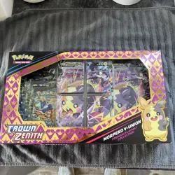 Pokemon TCG Crown Zenith Morpeko V-Union Playmat Premium Collection 820650851919 - Image 1
