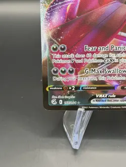 Pokemon Sword & Shield Fusion Strike Gengar VMAX 157/264 Holo Ultra Rare - Image 3