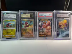 Pokemon TCG 4 PSA/CGG Slabs PSA 10 CGC Pristine 10 & More Eternatus Charjabug - Image 3