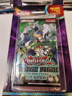 Lot Of 12 Yu-Gi-Oh! Legendary Duelists Synchro Storm Lite Edition Booster Packs - Image 4
