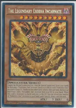 Yugioh! The Legendary Exodia Incarnate - BLTR-EN051 - Secret Rare - 1st Edition - Image 1