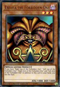 EXODIA THE FORBIDDEN ONE LART-EN004 ULTRA RARE UNSEALED LP YuGiOh - Image 1