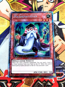Mathematician ra04-en223 (NEW) Platinum-Secret Yu-Gi-Oh - Image 1