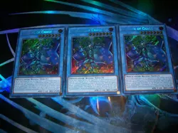 3x Illusion of Chaos 1st Edition Secret Rare RA02-EN020 Yu-Gi-Oh! - Image 1