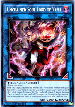 Unchained Soul Lord of Yama - MP24-EN101 - Prismatic Secret Rare Yugioh - Image 1