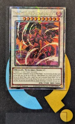 MP24-EN043 Tyrant Red Dragon Archfiend Quarter Century Secret Rare Yugi - Image 1