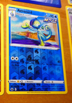 POKEMON REGNE DE GLACE CARD REVERSE HOLO CARTE ARROZARD 042/198 JCC FR VF M - Image 1