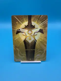 Alt Art Riftbound Order Rune Card Origins 214a/298 English League Of Legends - Image 1
