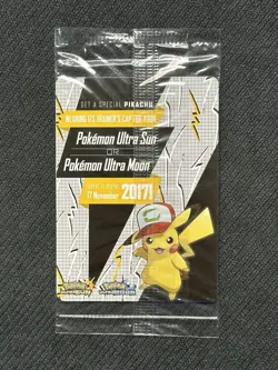 SEALED Ash’s Pikachu SM108 Black Star Promo Pokemon Card - Image 2
