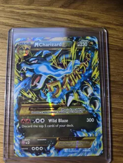Mega M Charizard EX 108/106 Secret Rare XY Flashfire Holo Pokemon Card NM - Image 1