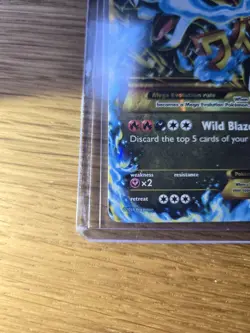 Mega M Charizard EX 108/106 Secret Rare XY Flashfire Holo Pokemon Card NM - Image 4