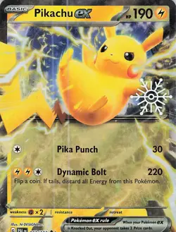 Pikachu ex (Holiday Calendar) Double Rare Miscellaneous Cards & Products 063/193 - Image 1