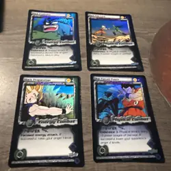DRAGON BALL Z 23 CARD FOIL LIMITED CELL GAMES GOHAN'S KICK SAIYAN TRIPLE DBZ CCG - Image 1