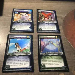 DRAGON BALL Z 23 CARD FOIL LIMITED CELL GAMES GOHAN'S KICK SAIYAN TRIPLE DBZ CCG - Image 2