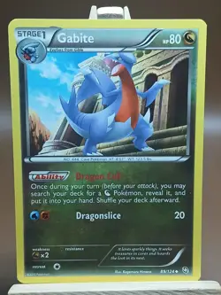 HP Gabite 89/124 Dragons Exalted Regular Uncommon 2012 Pokemon Card - Image 1