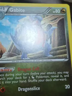 HP Gabite 89/124 Dragons Exalted Regular Uncommon 2012 Pokemon Card - Image 5