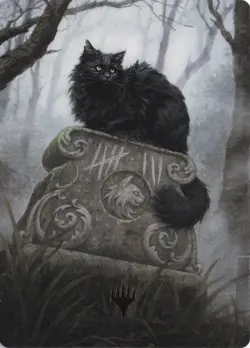 Nine-Lives Familiar 2 Art Card (/54) (Gold-Stamped Planeswalker Symbol) Art Seri - Image 1
