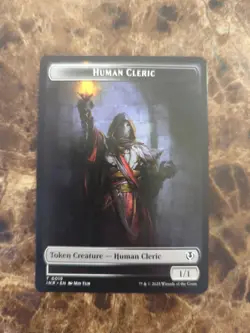 Demon (06) Human Cleric (19) Double-Sided Token NM - Innistrad Remastered MTG - Image 2
