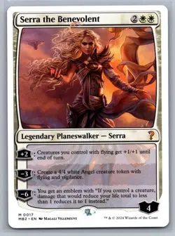 Mystery Booster 2 #17 Serra the Benevolent (White Border) - Image 1