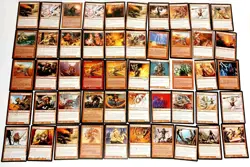 VINTAGE LARGE LOT 195 MAGIC THE GATHERING CARDS COLLECTION MTG 1993 - 2006 RED - Image 3