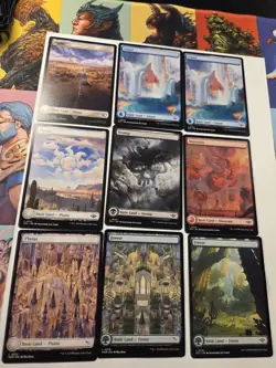 Magic the Gathering basic full art lands Final Fantasy Outlaws of Thunder... - Image 2