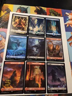Magic the Gathering basic full art lands Final Fantasy Outlaws of Thunder... - Image 3