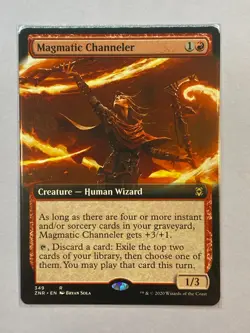 MTG - Magmatic Channeler - Extended Art - NM - Zendikar Rising - Image 1