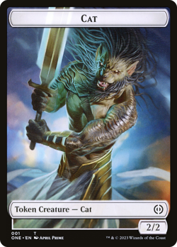 x1 Cat ONE MTG 1/14 TOKEN M/NM 1x - Image 1