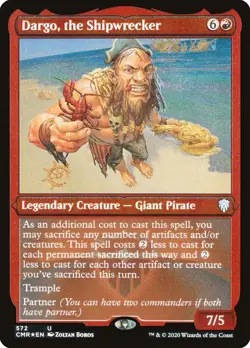 1x Dargo, the Shipwrecker (Foil Etched) - NM - See Pic for Set - SPARROW MAGIC - Image 1