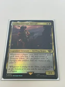 Lotho, Corrupt Shirriff Universes Beyond: The Lord of the Rings Foil M/NM - Image 1