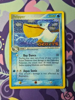 Pokemon TCG EX Deoxys Pelipper 21/107 Reverse Holo Near Mint - Image 1