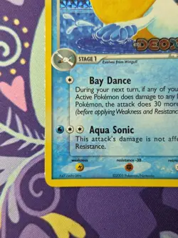 Pokemon TCG EX Deoxys Pelipper 21/107 Reverse Holo Near Mint - Image 5